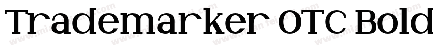 Trademarker OTC Bold ltalic字体转换